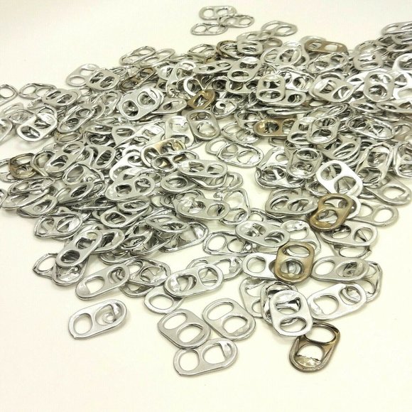 Soda Can Aluminum Tabs School Projects Art & Crafts Jewelry Making Eco Friendly - Picture 5 of 5